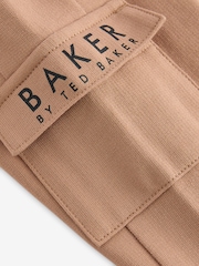 Baker by Ted Baker Rust Brown Textured Shacket 3 Piece Set - Image 5 of 5