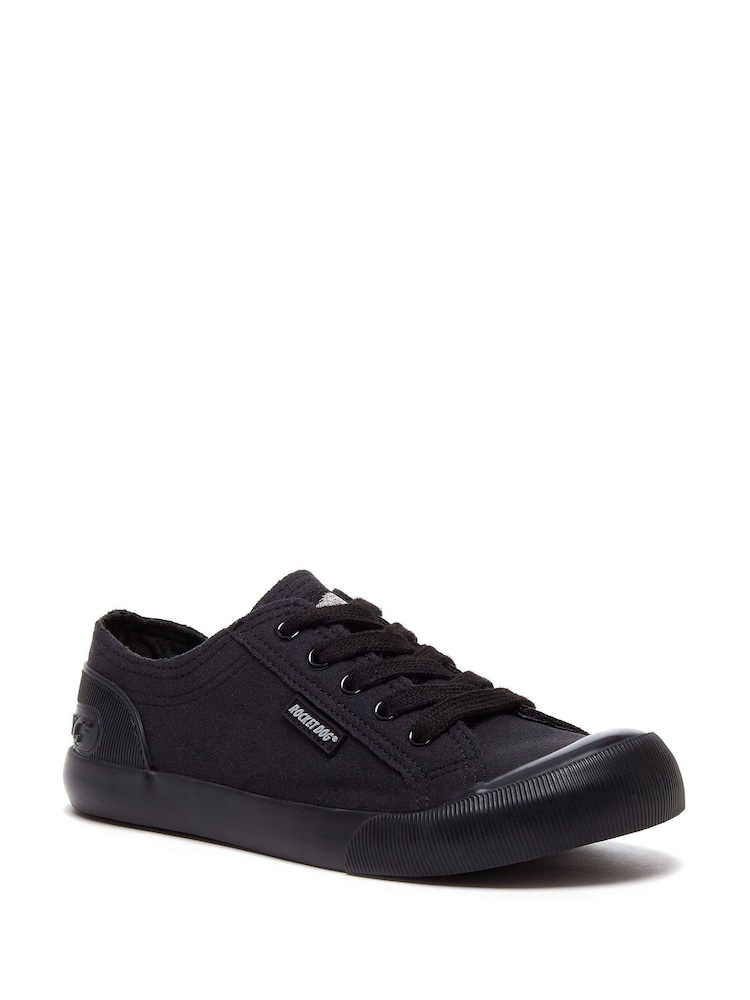 Rocket Dog Jazzin Cotton Canvas Trainers - Image 1 of 5