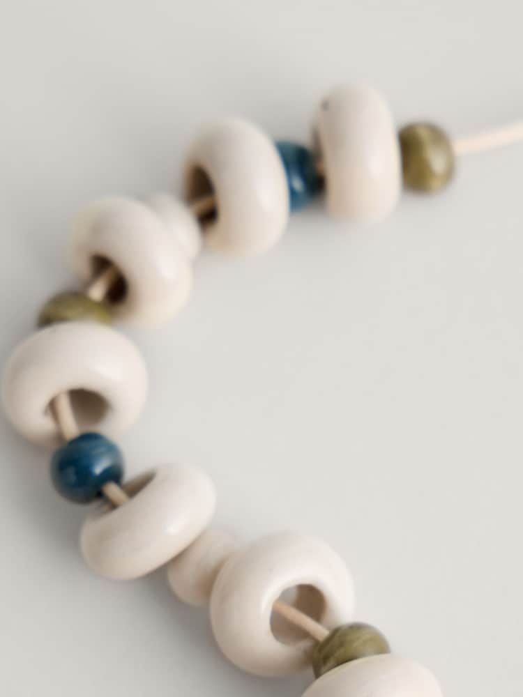 Seasalt Cornwall White Rushes Beaded Necklace - Image 2 of 4