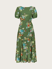 Monsoon Green Zafia Tiered Dress - Image 5 of 5