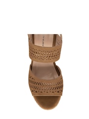 Dunlop Brown Wedge Open Toe Sandals - Image 4 of 4