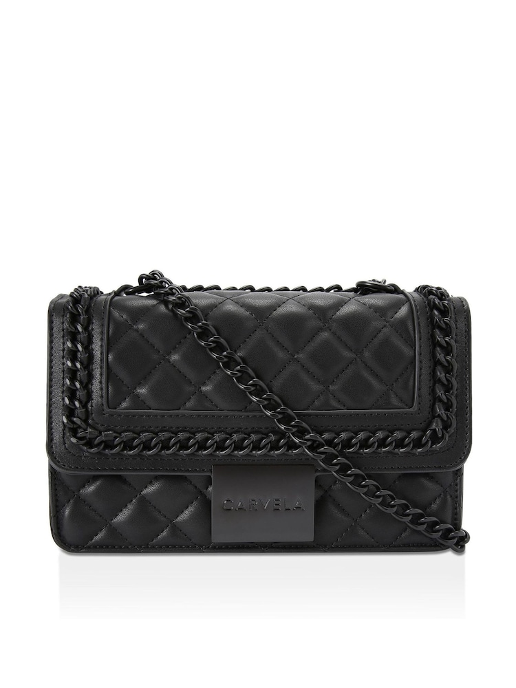 Carvela Bailey Quilted Chain Shoulder Bag - Image 1 of 5