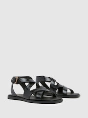 Schuh Tide Croc Flat Sandals - Image 2 of 4