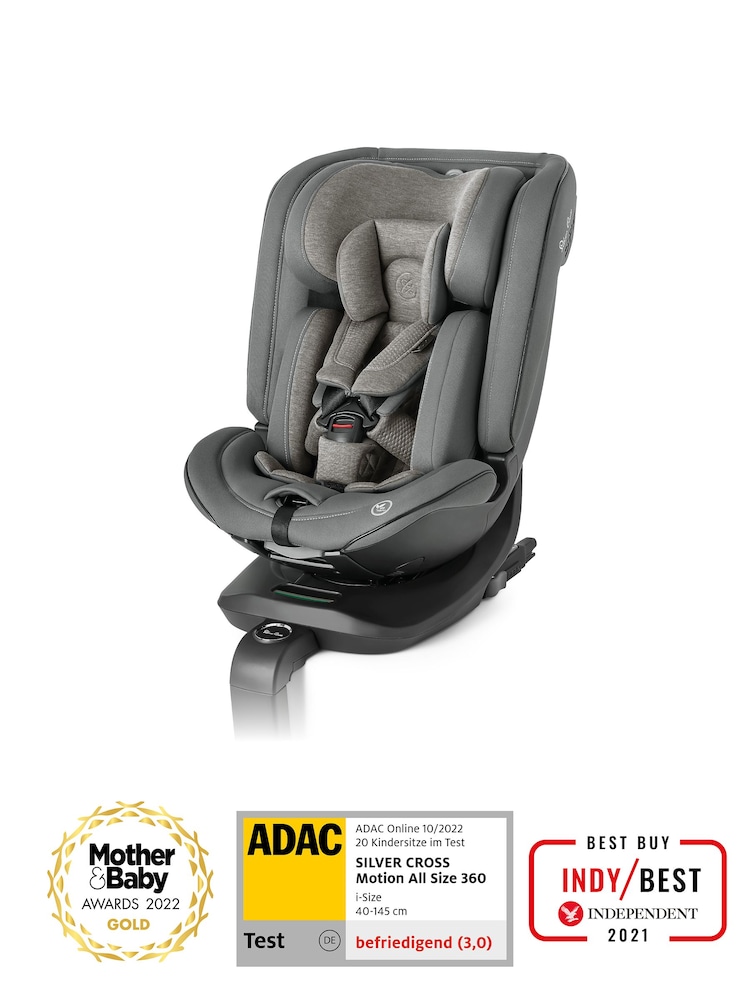 Silver Cross Grey Motion All Size 360 Car Seat - Image 6 of 6