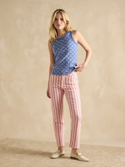 В синий цветочек - Joules Premium Ribbed Jersey Printed Vest - Изображение 4 из 6