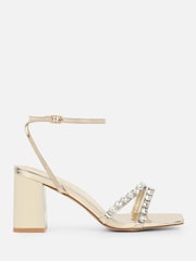 Simmi London Miley Diamante Block Heeled Sandals - Bild 2 von 4