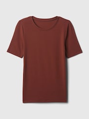 Gap Brown Modern Crew Neck Short Sleeve T-Shirt - Image 4 of 4