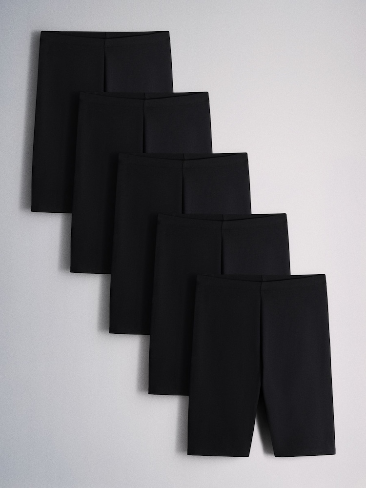 The Set 5 Pack Cycling Shorts Black - Image 1 of 8