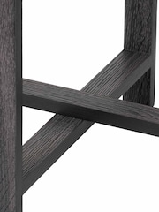 Pacific Dark Grey Marmara Oak Veneer Round Side Table - Image 5 of 6