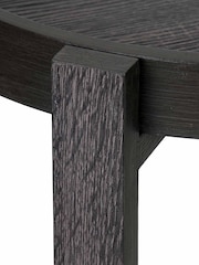Pacific Dark Grey Marmara Oak Veneer Round Side Table - Image 6 of 6