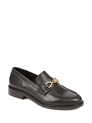 črna - Jones Bootmaker Mari usnjeni mokasini - Slika 4 iz 7