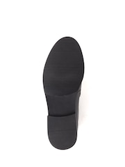 črna - Jones Bootmaker Mari usnjeni mokasini - Slika 7 iz 7