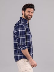 Lakeland Leather Blue Clothing Warrick 100% Cotton Shirt - Image 4 of 7