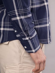 Lakeland Leather Blue Clothing Warrick 100% Cotton Shirt - Image 7 of 7