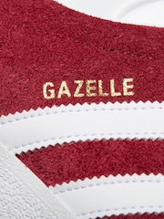 adidas Originals Burgundy Red Gazelle Trainers - Image 11 of 11