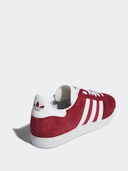 adidas Originals Burgundy Red Gazelle Trainers - Image 9 of 11