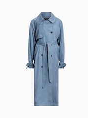AllSaints Blue Kikki Trench Coat - Image 7 of 7