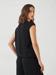 Hush Black Sienna Cut-Out Detail Top - Image 3 of 5