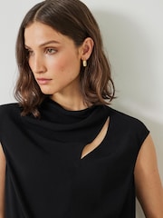 Hush Black Sienna Cut-Out Detail Top - Image 4 of 5