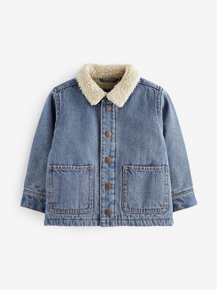 Denim Borg Lined Denim Jacket - Image 1 of 1