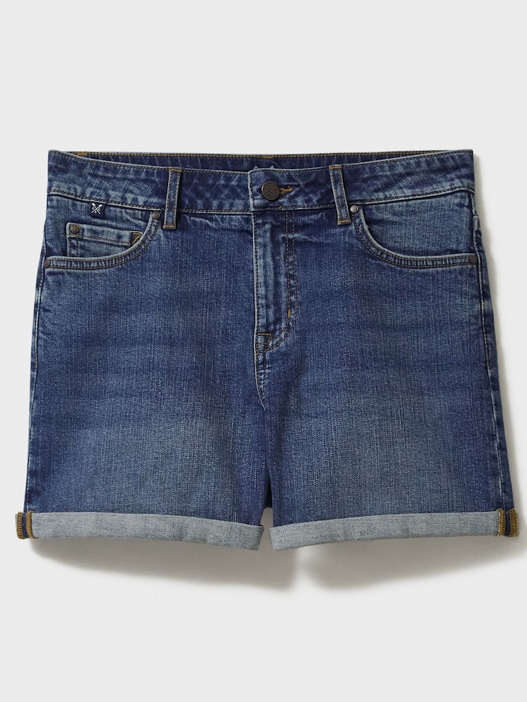 Crew Clothing Light Blue Denim Shorts - Image 5 of 5