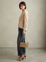 Reiss Sammie Wool Blend Drawstring Hoodie with Cashmere - Bild 3 von 6