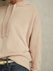 Reiss Sammie Wool Blend Drawstring Hoodie with Cashmere - Bild 5 von 6
