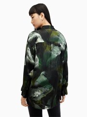 AllSaints Green Bernie Appalachian Shirt - Image 6 of 7