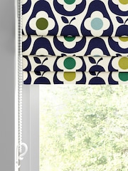 Orla Kiely Whale Blue Multi Pear Made to Measure 100% Cotton Roman Blind - Image 2 of 5