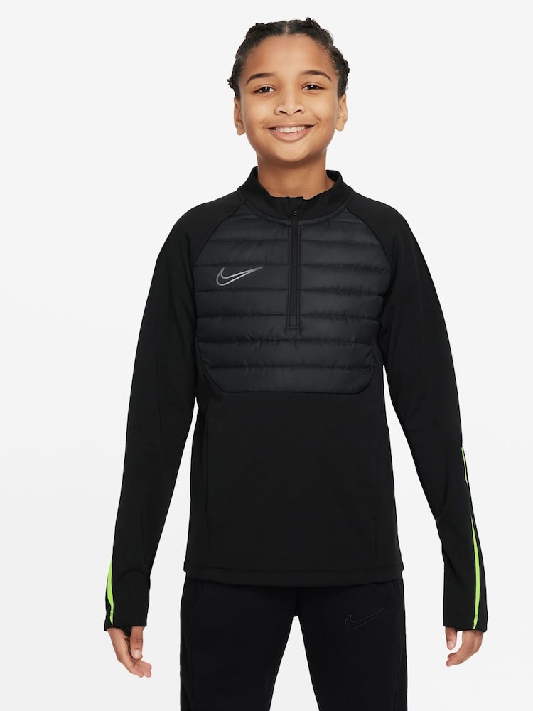 Nike Black Therma-FIT Academy Football Drill Top - Image 1 of 4