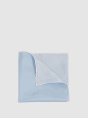 Reiss Light Blue Ceremony Silk Pocket Square - Image 1 of 5