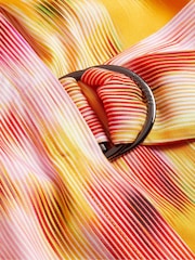 Ted Baker Orange Akemi Mini Wrap Dress - Image 6 of 6
