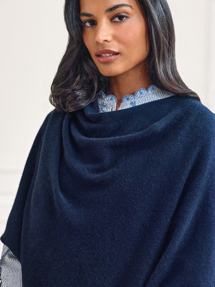 Pure Collection Cashmere Gassato Poncho - Image 3 of 3 Pure Collection Cashmere Gassato Poncho - Image 3 of 3