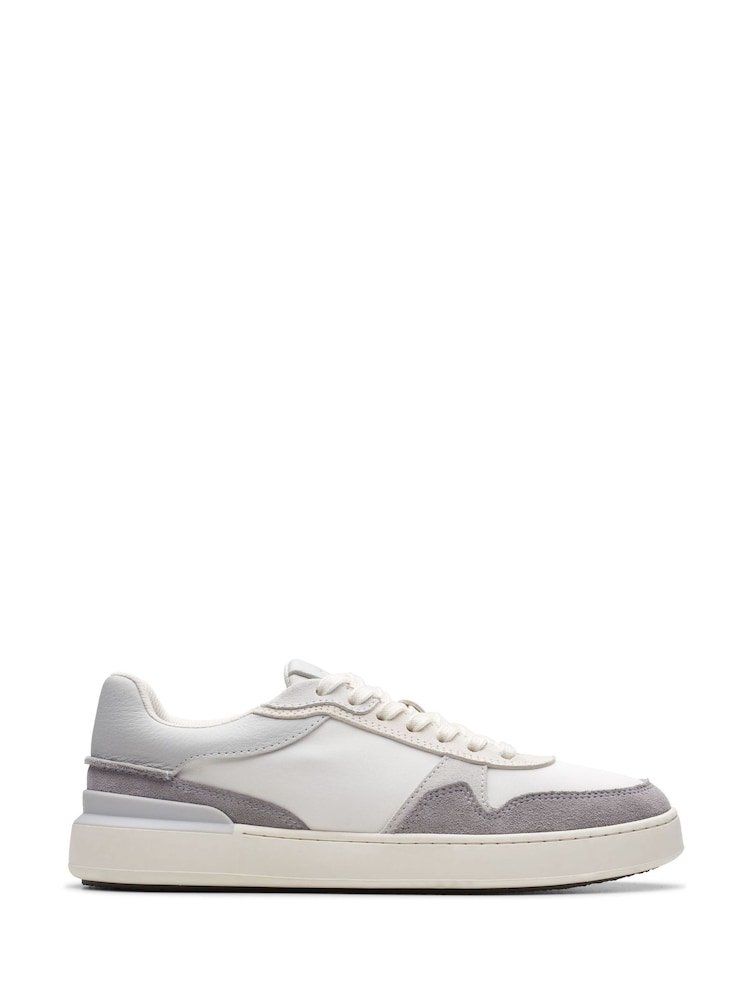 Clarks Grey Combi CourtLite Race Shoes - Image 1 of 7