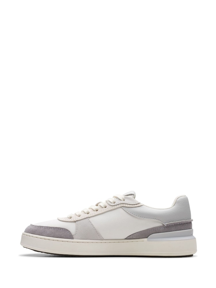 Clarks Grey Combi CourtLite Race Shoes - Image 2 of 7