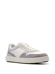 Clarks Grey Combi CourtLite Race Shoes - Image 3 of 7