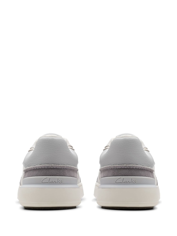 Clarks Grey Combi CourtLite Race Shoes - Image 5 of 7
