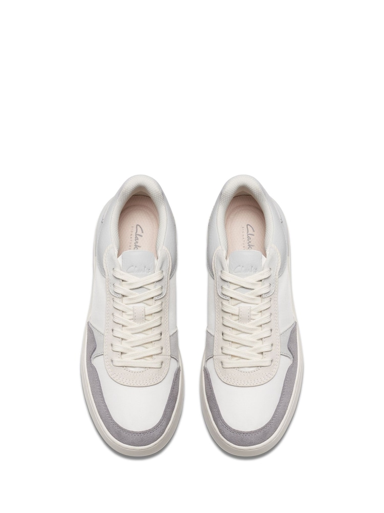 Clarks Grey Combi CourtLite Race Shoes - Image 6 of 7