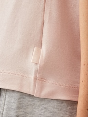 Calvin Klein Pink Wide Neck T-Shirt - Image 5 of 6
