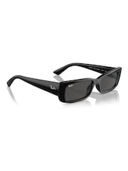 Ray Ban Teru Rb4425 Rectangle Black Sunglasses - Image 3 of 8