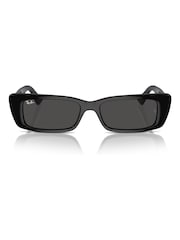Ray Ban Teru Rb4425 Rectangle Black Sunglasses - Image 4 of 8