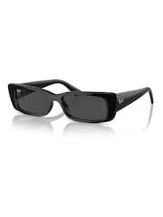 Ray Ban Teru Rb4425 Rectangle Black Sunglasses - Image 5 of 8