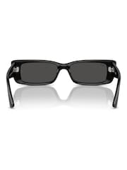 Ray Ban Teru Rb4425 Rectangle Black Sunglasses - Image 6 of 8