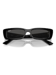 Ray Ban Teru Rb4425 Rectangle Black Sunglasses - Image 8 of 8