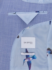 Sky Blue - Skopes Tailored Fit Redding Suit: Jacket - Изображение 9 из 9