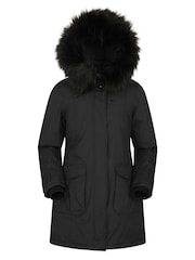 Mountain Warehouse Black Womens Waterproof Aurora Down Coat - Image 1 of 5