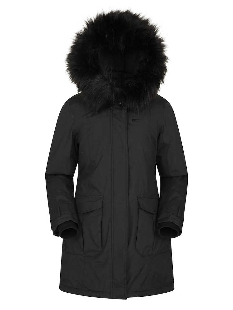 Mountain Warehouse Black Womens Waterproof Aurora Down Coat - Image 1 of 5