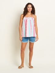 Brakeburn Cream Rosie 100% Cotton Camisole - Image 4 of 5