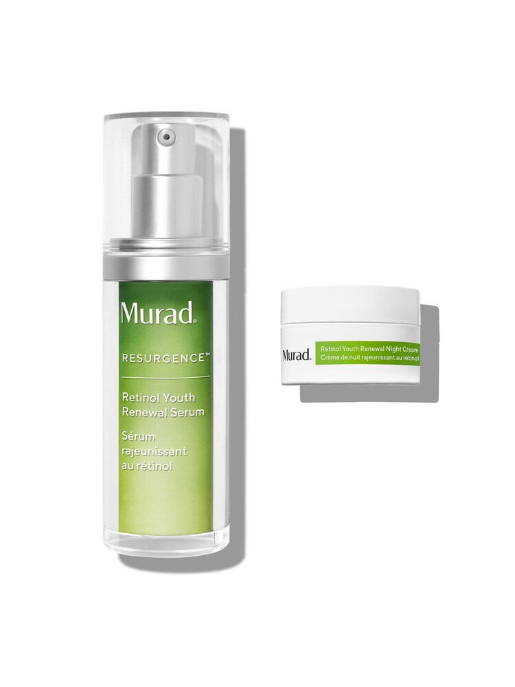 Murad Retinol Youth Renewal Night Cream & Serum Bundle (worth £121) - Image 1 of 5