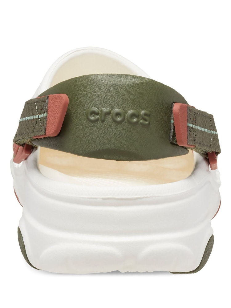 Crocs White Classic All-Terrain Clogs - Image 4 of 4